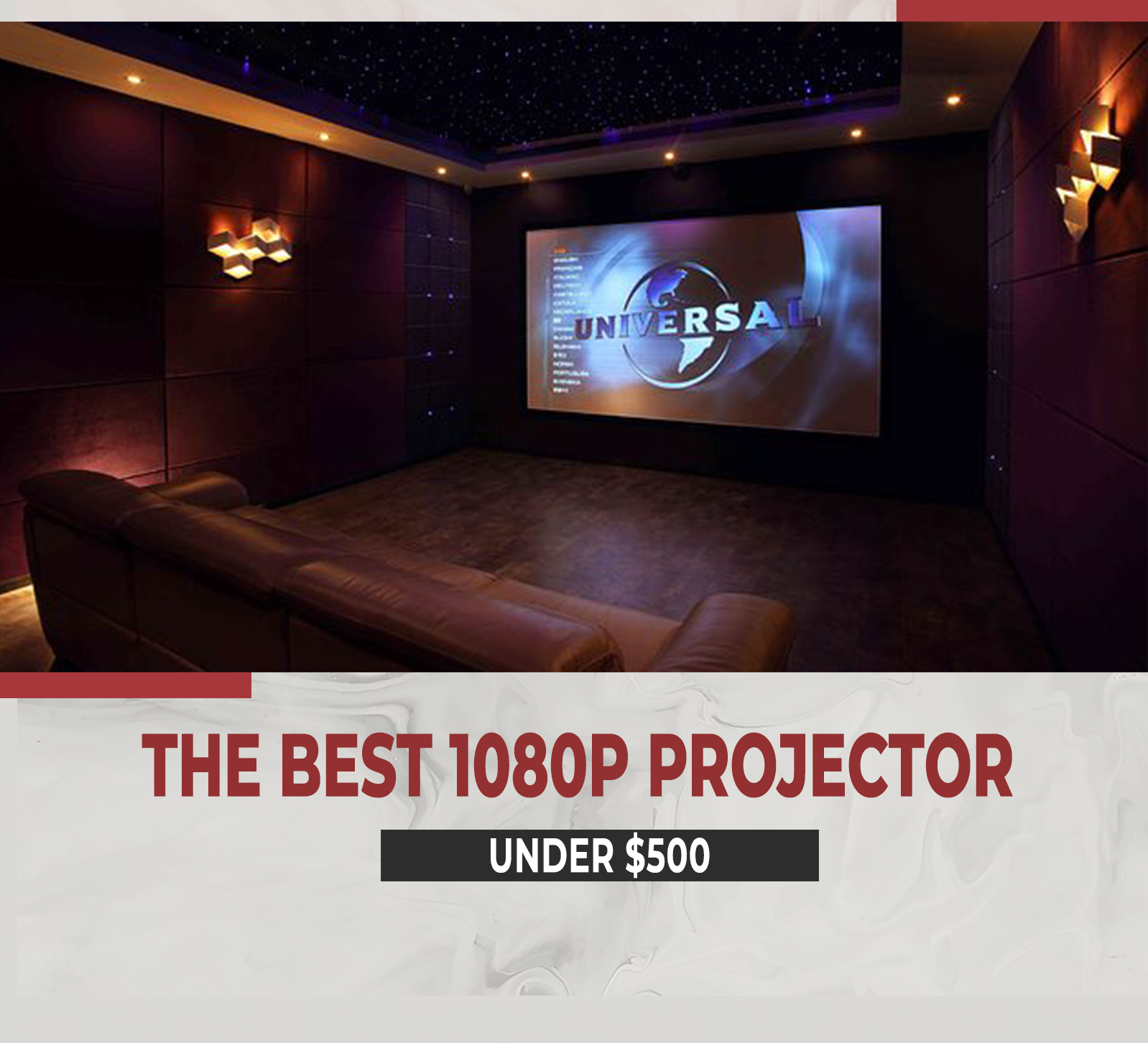 THE BEST 1080P PROJECTOR UNDER 500 FOR 2021
