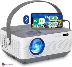 WiFi Projector Bluetooth 8400mAh Battery