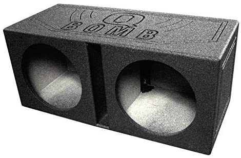 Q Power QBOMB12V Dual 12-Inch Vented Speaker Box (Best Subwoofer Box for Deep Bass in 2021):