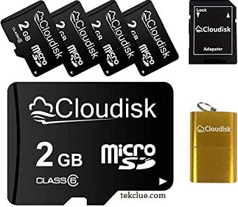 5Pack 2GB Micro SD Card 2 GB MicroSD Memory Card Class4