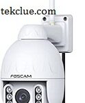 Foscam HT2 1080p Outdoor 2.4g/5gHz WiFi PTZ IP Camera, 4X Optical Zoom Pan Tilt Security Surveillance Speed Dome, 