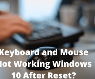 Keyboard and Mouse Not Working Windows 10 After Reset?