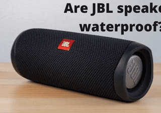 Are JBL speakers waterproof?