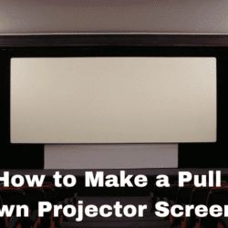 How to Make a Pull Down Projector Screen?