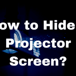 How to Hide a Projector Screen?