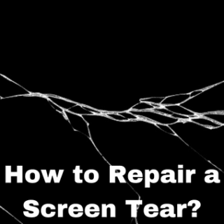 How to Repair a Screen Tear?