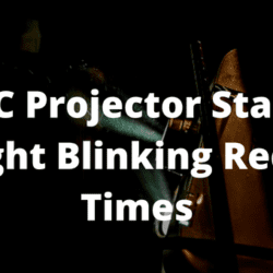 NEC Projector Status Light Blinking Red 6 Times