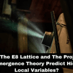 Does The E8 Lattice and The Projector in Emergence Theory Predict Hidden Local Variables?
