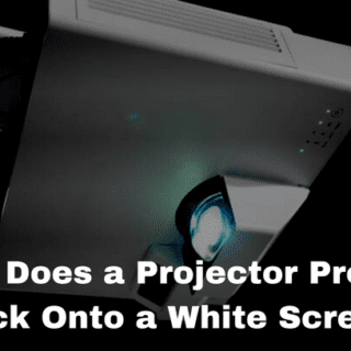 How Does a Projector Project Black Onto a White Screen?
