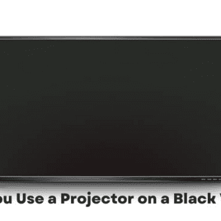 Can You Use a Projector on a Black Wall?