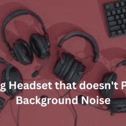 Gaming Headset that doesn't Pick Up Background Noise