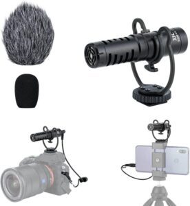 JJC Camera Shotgun Microphone Mic